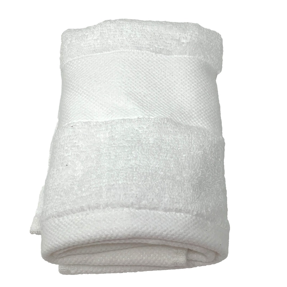 NWT Ralph Lauren 13"x13" Washcloth Sailcloth Pure White Wescott 100% Cotton